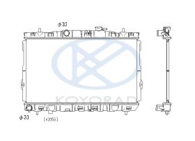 KOYO PL811700 - RAD. HYUNDAI Lantra IV * 1.6i Man. 06/00-