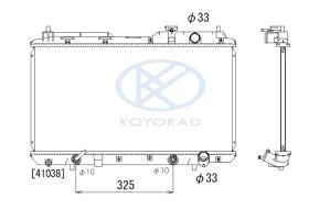 KOYO PL080517 - RADIADOR HONDA CRV 2.0 16V A/T