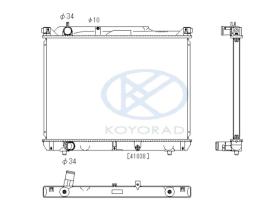 KOYO PL102231 - RAD. SUZUKI GRAND VITARA 2.0TDI MAN.´01-´05