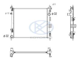 KOYO PL022899 - RAD. NISSAN NV200 1.5 Dci Man. 08/09-