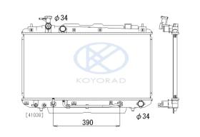 KOYO PL011204 - RADIADOR TOYOTA RAV4 A/T