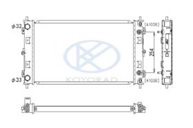 KOYO PL331230 - RAD. CHRYSLER STRATUS 2.5 AUT. 95-