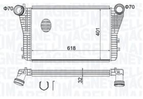 MAGNETI MARELLI MST403 - INTERCOOLER GOLF V-AUDI