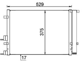 R.D. HY244 - COND. HYUNDAI I20 PETROL ALL 12/08-