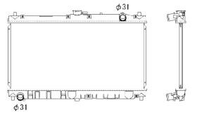 R.D. MZ317 - RADIADOR MAZDA MX5