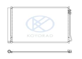 KOYO CD411053 - COND. MERCEDES Vito 1.6 / 2.2 CDi / V-Ser. 2.1 CDi 03/14-