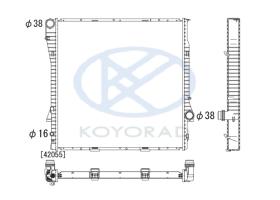 KOYO PL422482 - RAD. BMW X5 (E53) 3.0 / 3.0Di Aut.07/00-