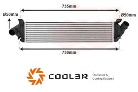 R.D. VO273 - INTERCOOLER VOLVO C30/S40/V50