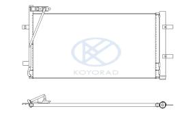 KOYO CD441007 - COND. VAG Q3 1.4 / 2.0 / 2.5 TFSi / 2.0 TDi M/A 06/11-