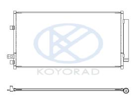 KOYO CD331205 - COND. FIAT / JEEP 500X/Renegade 1.3/1.6 Multijet/1.4 07/14-.