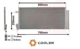 R.D. FT940 - CONDENSADOR FIAT DOBLO `10