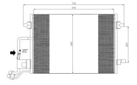 R.D. VW359 - CONDENSADOR VW PASSAT-SKODA SUPER B