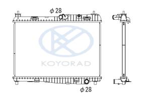 KOYO PL322521 - RAD. FORD Fiesta 1.2 / 1.4 / 1.6i Man. 08/08-