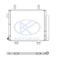 KOYO CD100582 - COND. SUZUKI ALTO / NISSAN PIXO 1.0 M/A 04/09-