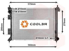 R.D. 1040B3083 - RAD. HYUNDAI I20 1.0 T-GDI  14-.