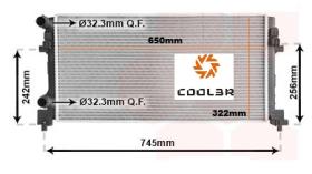 R.D. 1095C208B1 - RADIADOR VW GOLF VII-SEAT-AUDI