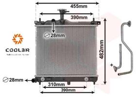 R.D. 104003082 - RADIADOR HYUNDAI I10 A/T