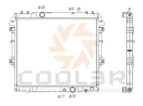 R.D. 108192086 - RAD. TOYOTA HILUX 3.0 D-4D ( 05- )