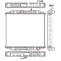 R.D. ME474 - RADIADOR MERCEDES 1114/814/914