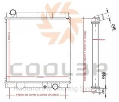 R.D. 1414223 - RAD. MITSUBISHI CANTER / FUSO