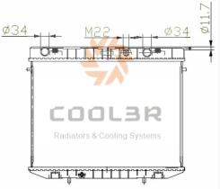 R.D. 1442063 - RADIADOR OPEL FRONTERA A