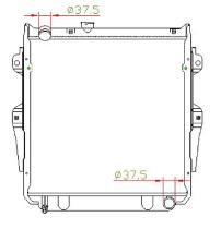 R.D. TO030 - RADIADOR TOYOTA LAND CRUISER KZJ70-73 M/T