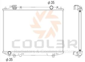 R.D. 104599081 - RAD. FORD RANGER 2.5 TD 4WD (98-06)