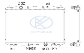 KOYO PL082056 - RAD. HONDA Civic VII 2.2 CDTi   Man. 09/05-