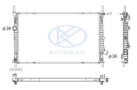 KOYO PL323770 - RAD. FORD  TRANSIT 290 / 310 /350 COMQ (AT/MT) 12/15-