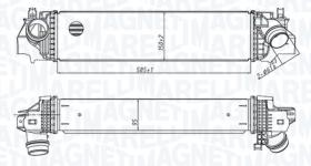 MAGNETI MARELLI MST556 - INTERCOOLER MINI COOPER