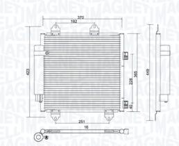 MAGNETI MARELLI BC753 - CONDENSADOR CITROEN C1-TOYOTA