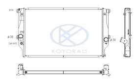 KOYO PL012120 - RAD. TOYOTA  RAV4 2.2 D4D 11/05-