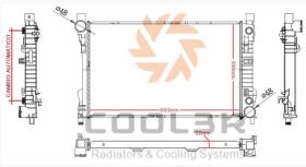 R.D. 105003082 - RAD. MERCEDES C-KLASSE (W203), 00-07 (C209), 02-10