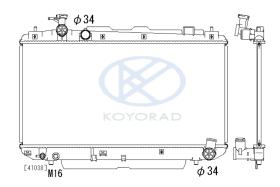 KOYO PL010982 - RADIADOR TOYOTA RAV4 II `00-