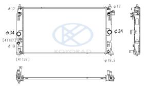 KOYO PL013286 - RADIADOR TOYOTA C-HR