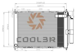 R.D. 10270708A7 - RADIADOR NISSAN MICRA K12  (RAD.+ COND.)