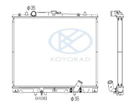 KOYO PL031867T - RAD. MITSUBISHI L200/MONTERO SPORT 2.5TD