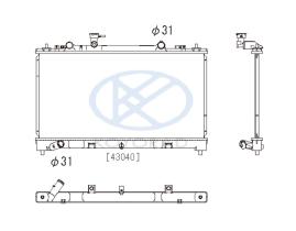 KOYO PL062747 - RADIADOR MAZDA 6 2.0DIESEL