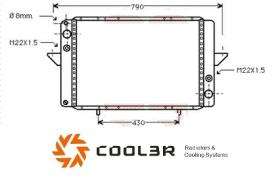 R.D. RT410 - RADIADOR RENAULT MASTER