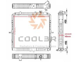 R.D. 1423128 - RAD. KIA K2500 CAJA/CHASIS (SD) 2.5D (03-)