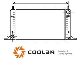 R.D. FD501 - RADIADOR FORD ESCORT 1.3