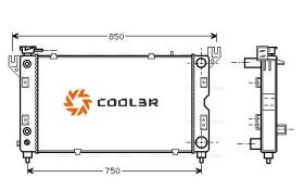 R.D. CR118 - RADIADOR CHRYSLER VOYAGER