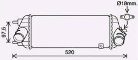 R.D. HY960 - INTERCOOLER HYUNDAI IX30