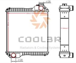 R.D. 1483009 - RADIADOR JCB / TEREX.