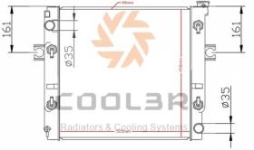 R.D. 1412444 - RADIADOR  FORKLIFT TOYOTA 3FD30 AT