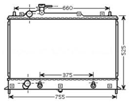R.D. MZ904 - RADIADOR MAZDA CX7