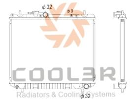 R.D. DU536 - RADIADOR DAIHATSU TERIOS 1.3 97-05