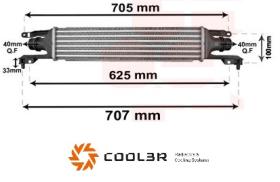 R.D. OP779 - INTERCOOLER OPEL CORSA D