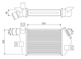 R.D. MT366 - INTERCOOLER MITSUBISHI L200