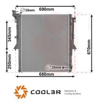 R.D. 1052P1081 - RAD. MITSUBISHI L200 2.4 DI-D (15-)